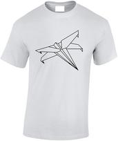 X Wing Fighter Paper Plane Sci Fi Movie Film Inspired Teenagers T-Shirts S