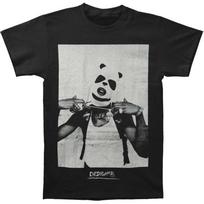 Desiigner Panda Masked Photo Black Unisex T-shirt S gray