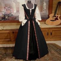Helovino kostiumas Retro Cosplay suknelė XXXXXL juoda