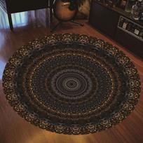 Bohemiškas mandalos raštas apvalūs kilimai svetainei salonas miegamasis vaikų žaidimų kilimėliai neslystantys tualeto vonios durų kilimėliai Tapis 40cm