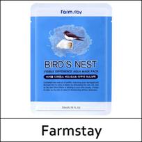 [Farmstay] Farm Stay (a) Visible Difference Birds Nest Aqua Mask Pack (23ml*10ea) 1 Pack