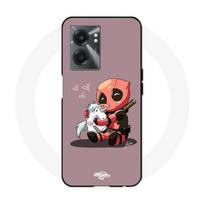 Coque Realme V23 Bébé Deadpool avec Licorne gryna