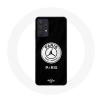 Coque pour Samsung Galaxy A32 5G Paris Saint Germain Logo PSG Fond Noir juoda