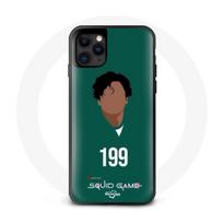 Maniacase Case for Iphone 12 mini Squid Game Ali Abdul No 199 juoda