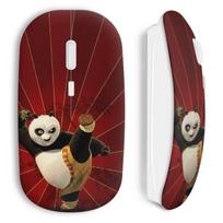Belaidė pelė kung fu panda raudona