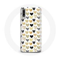 Coque Samsung Galaxy A70 Fond de coeurs