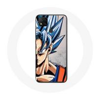 Coque Xiaomi Redmi 9C Anime Dragon Ball Goku Cheveux bleu mėlyna