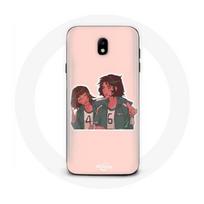 Coque pour Samsung Galaxy j7 2017 Squid Game Ji Yeong Et Kang Sae Byeok