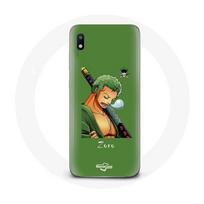 Coque pour Samsung Galaxy A10 One piece Manga Zoro epée juoda