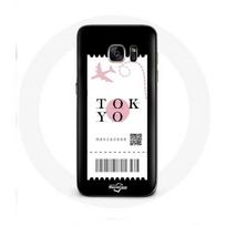 Coque pour Samsung Galaxy S6 Billet d'avion Tokyo Japon