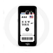 Coque pour Samsung Galaxy S6 Billet d'avion New York