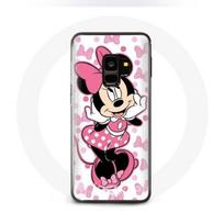 Coque pour Samsung Galaxy S9 plus Minnie Mouse Dessin animé mignon rose