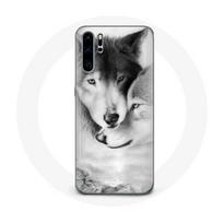 Coque pour Huawei P30 Pro Loup Duo animaux