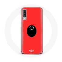 Coque pour Samsung Galaxy A70 Squid Game masque cercle