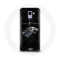 Coque pour Samsung Galaxy A6 2018 Game of Thrones Saison 8 Le Trône de Fer La maison Stark Logo L'hi