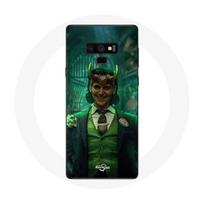 Coque pour Samsung Galaxy Note 9 Loki Thor Ragnarok avec Casque Affiche Personnage Série Saison 1