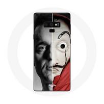 Coque pour Samsung Galaxy Note 9 La casa de papel Berlin Masque Split