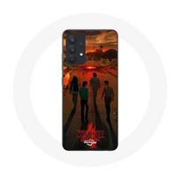 Coque pour Samsung Galaxy A13 5G Stranger Things Saison 4 Affiche Art Equipages de la Nouvelle Théorie
