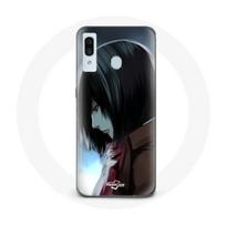 Coque pour Samsung Galaxy A20e Mikasa Ackerman Attaque des Titans Manga Anime