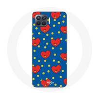 Coque pour Oppo A93 BTS Bangtan Garçons BT21 TATA de V Fond Bleu mėlyna