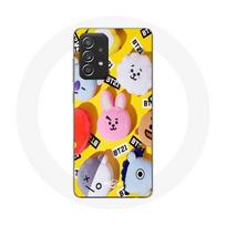 Coque pour Samsung Galaxy A52 BTS Bangtan Sonyeondan BT21 Tata Chimmy Cooky Rj Shooky Koya Mang Et Van
