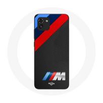 Dėklas Samsung Galaxy A03 BMW M logotipas anglies pluoštas