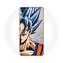 Coque pour Huawei P8 Anime Dragon Ball Goku Cheveux bleu