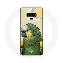 Case - Amazon - Samsung Galaxy Note 9 - Soft - Green - Parrots žalia