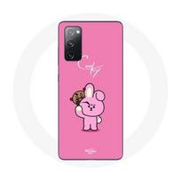 Coque pour Samsung Galaxy S20 FE BTS Bangtan Sonyeondan BT21 Shooky Suga Et Cooky Jungkook juoda