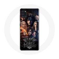 Coque pour Samsung Galaxy A21S Game of Thrones Saison 8 Le Trône de Fer L'affiche de L'équipage Logo