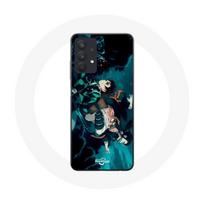 Case - Maniacase - Samsung Galaxy A32 5G - Tanjiro and Nezuko - Soft - Black