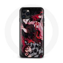 Case - Maniacase - Iphone 12 Mini - Flexible - Black - Demon Slayer Tanjiro Nezuko