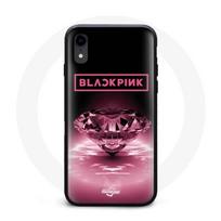 Coque pour Iphone X Wallpaper diamante Blackpink Kpop Logo Rose - Maniacase rožinė