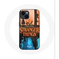 Case - Maniacase - Iphone 14 Plus - Soft - Black - Stranger Things Pattern