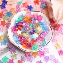Star Beads Loose Spacer Beads Crafted Pentagram About240Pcs AB Color Handmade DIY Accessories 11*4.5mm for Jewelry Making  Home 240Pcs įvairiaspalvis
