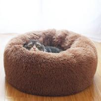 Round Dogs Pet Bed Comfortable Plush Kennel Deep Sleep Cat Litter Sleeping Bed Pet House Sofa Beds S ruda