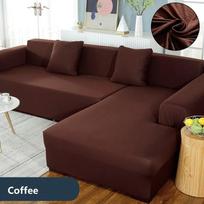 Minkštas šlifuojamas sofos užvalkalas Elastingas viskas įskaičiuota dangtelis L formos sekcinis sofos užvalkalas Universalus sofos užvalkalas svetainei 1seater 90-140cm 1pc