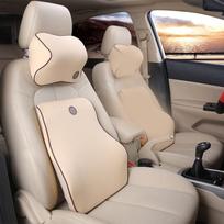 Traditional Car Neck Pillow and Lumbar Pillow Set Seat Support Pillow Breathable Relaxation Artifact pilka