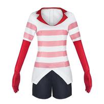 CosDaddy Alastor Angel Cosplay kostiumas suaugusioms moterims, suknelės kostiumai, Helovino karnavalo kostiumas L pink