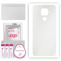apgo Apsauginis lipdukas nugarėlei, suderinamas su Huawei nova 5i Pro, apvyniojama plėvelė, folija, vinilas - Raštuotas matinis skaidrus