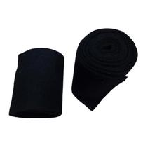 Medieval-SCA-LARP Reenactment Viking Wool Leg Wraps - BLACK COLOR VP-NEXX-JQOW black