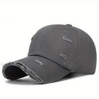 Breathable Shabby Snapback Cap Adjustable Sun Protection Baseball Caps For Women Men Summer Outdoor Travel Sports Hiking Dad Hat brown