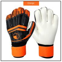 Lateksinės vartininko pirštinės su pirštų apsauga Emulsinės futbolo vartininko pirštinės suaugusiems 8 9 10 dydžio size 8 black