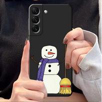 Black Case Funda for Samsung Galaxy S21 FE S8 S10 S21 S7 S20 Plus S9 S10e S22 Ultra 5G Silicon Luxury Christmas Happy New Year SamsungNote20Ultra5G beige