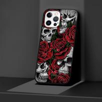 Grim Reaper Skull Skelet Case for Apple iPhone 14 11 13 12 Pro Max XR 7 8 + SE 2020 XS 6 6s Plus 5 5s Black Silicone Phone Cover iPhone 5 5s SE black