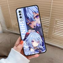 Genshin Impact Game Phone Case For Samsung Galaxy A50 A20e A20s A02s A03 A70 A52 A51 A30 A10 M52 M31 S7 Black Fundas Cover Samsung A70 blue