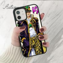 Anime Jojo's Bizarre Adventure Phone Case for iPhone 11 12 13 14 Pro Max mini XR XS SE 2020 7 8 Plus Samsung S21 S22 shell iPhone 5 5s SE gray