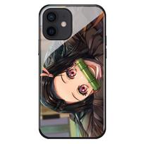 Demon Slayer Kamado Nezuko Phone Case For Iphone  6 7 8 14 Plus 11 12 13 14 Pro max Mini X XR XS Max Tempered glass shell Cover iPhone 6 6s gray