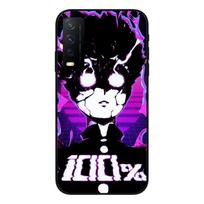 Cool Mob Psycho 100 telefono dėklas skirtas VIVO Y95 Y93 Y31 Y20 V19 V17 V15 Pro X60 NEX minkštas juodas telefono dangtelis VIVO NEX 3 black