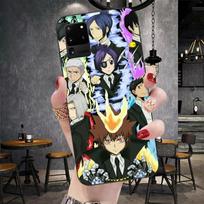 Hitman Reborn Anime Phone Case For Samsung Galaxy S6 S7 S8 S9 S10 S21 S22 Plus Ultra Soft Black Phone Cover Galaxy S6 Edge black